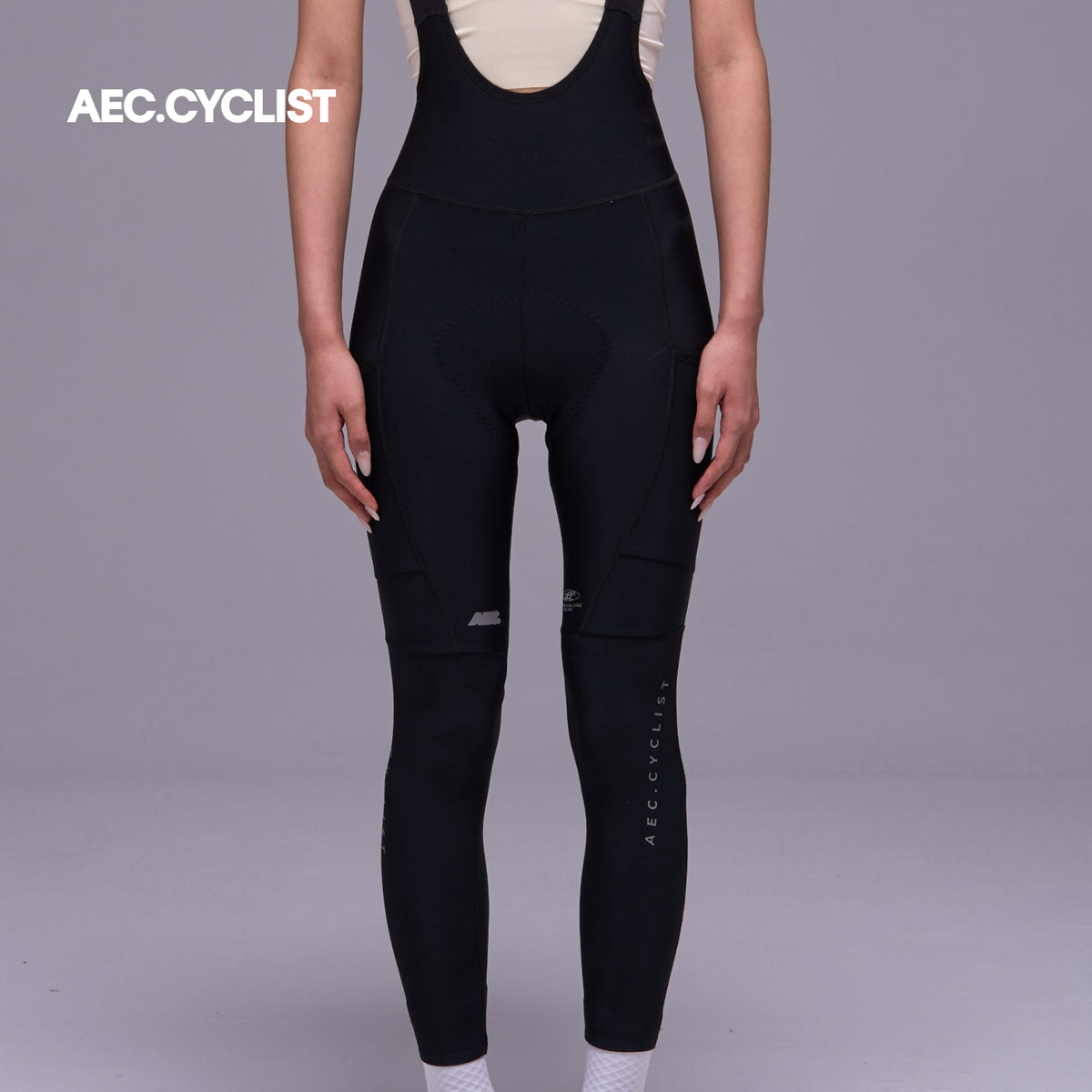 Women's Winter Fleece Cycling Long Pants -Wilderness-Black