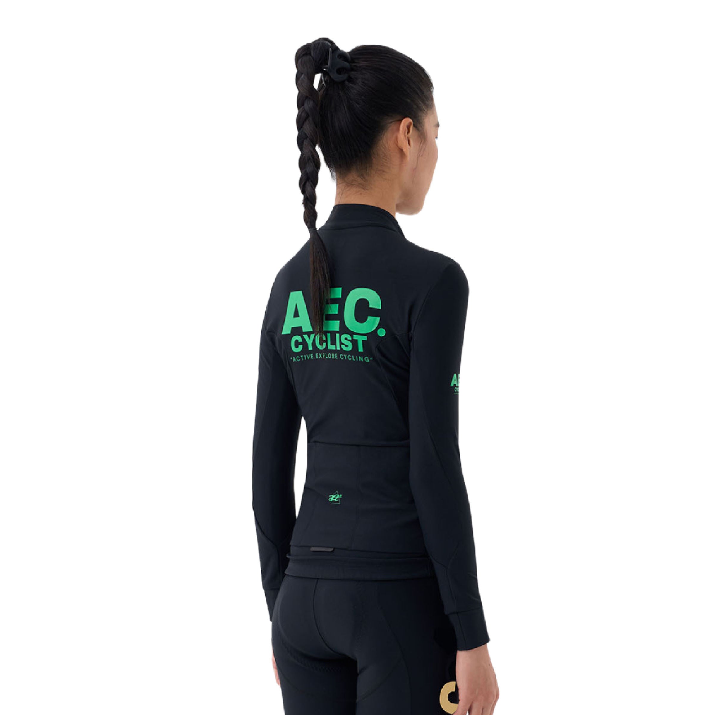 Women's WINTER thermal Jersey - Shadow - Green